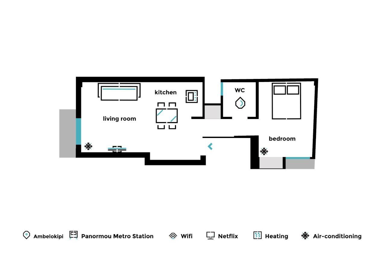 Urban & Cozy 1Bd Apartment In Ampelokipoi Area By Upstreet Атина Екстериор снимка